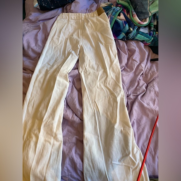 Wide Leg White Jeans (Size 27) - Picture 2 of 2